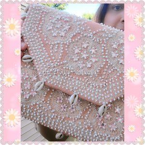 New boutique Embellished Blush Pink Crossbody Bag